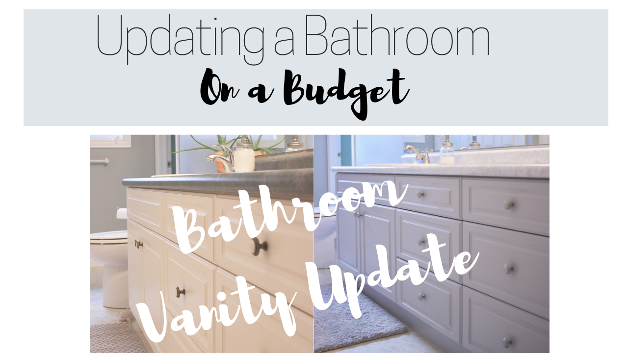 Makeover on a Budget: Bathroom Vanity Update